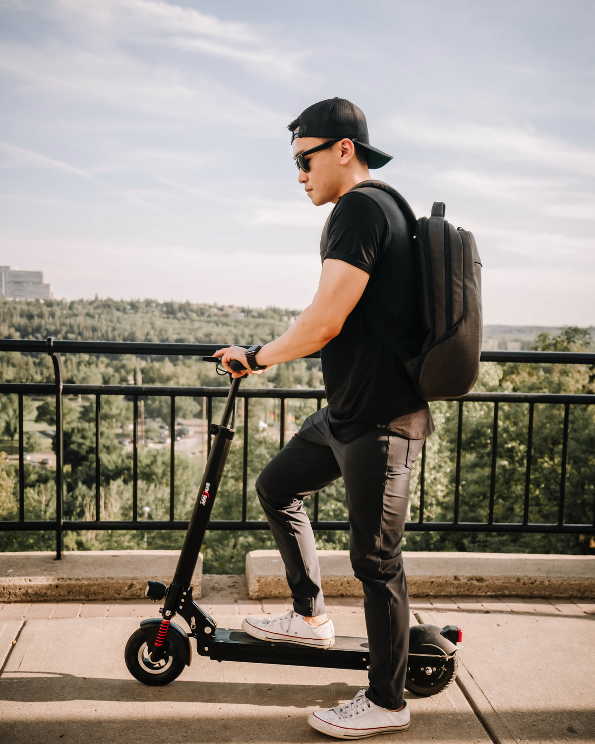 Best deals on Electric Scooter in Edmonton Alberta Canada. Scooters from 250W, 350W, 500W, 500W Dual Motor, 800W, 800W Dual, 1000W, & 1200W Dual Motor. High-performance Electric Scooter with long-term durability. Street Legal No License Required. Best Travel & Sports Electric Scooter. Youth to Adult Age Recommendation.