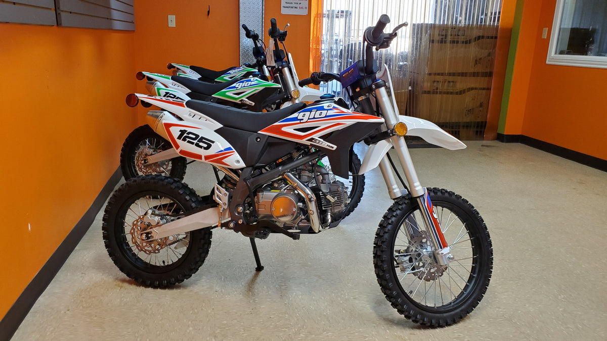 We carry both Electric & Gas Dirt Bikes in the Local Edmonton Area. Kids to Adult Dirt Bikes that will satisfy the whole family. Our smallest dirt bike is for 3-8 years old, 70cc, 110cc, 125cc, 250cc. Dirt Bikes For All Ages For Sale In Edmonton Area. We have parts inventory for these Dirt Bikes. Shipping is Canada Wide