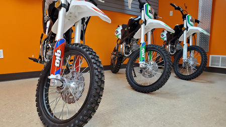 We carry both Electric & Gas Dirt Bikes in the Local Edmonton Area. Kids to Adult Dirt Bikes that will satisfy the whole family. Our smallest dirt bike is for 3-8 years old, 70cc, 110cc, 125cc, 250cc. Dirt Bikes For All Ages For Sale In Edmonton Area. We have parts inventory for these Dirt Bikes. Shipping is Canada Wide