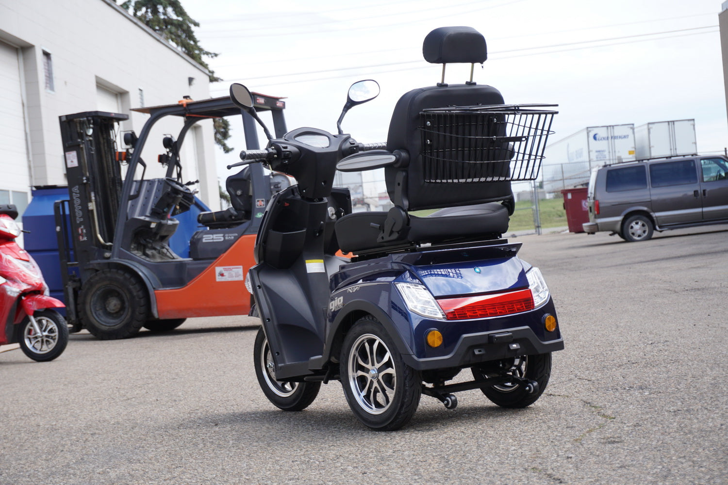 Best deals on Electric Mobility Scooters in Edmonton Alberta Canada. We have 3 or 4 Wheel Mobility Scooters with up to 2 people that can ride. Affordable prices mobility scooters from 500W to 1000W Motors. Street Legal No License Required. Forward and Reverse. Best travel mobility scooter. Basket & backup camera.
