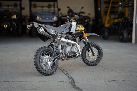 We carry both Electric & Gas Dirt Bikes in the Local Edmonton Area. Kids to Adult Dirt Bikes that will satisfy the whole family. Our smallest dirt bike is for 3-8 years old, 70cc, 110cc, 125cc, 250cc. Dirt Bikes For All Ages For Sale In Edmonton Area. We have parts inventory for these Dirt Bikes. Shipping is Canada Wide