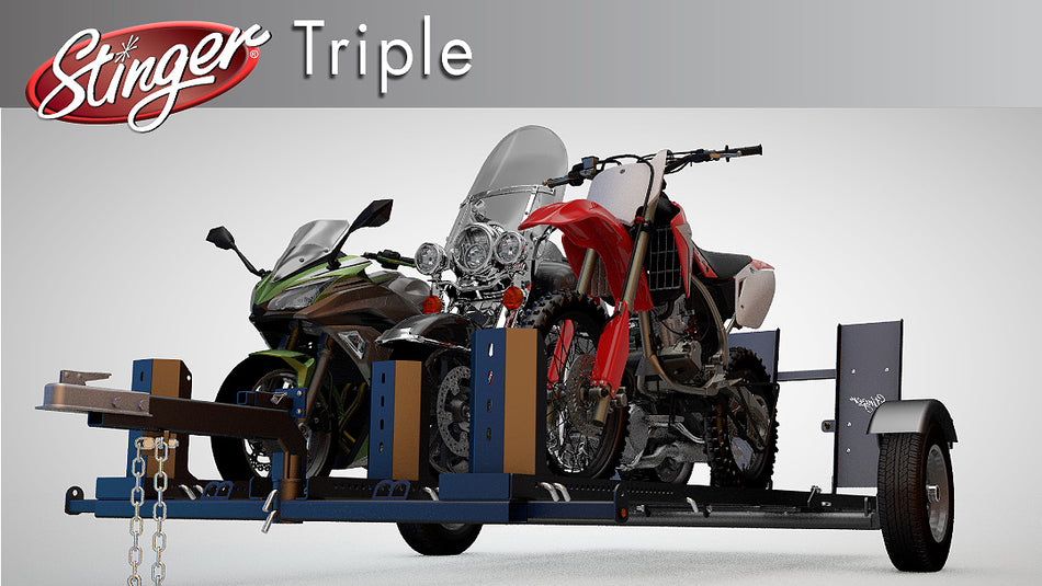 Stinger Triple: Motorcycle Trailer